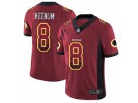 Youth Washington Redskins #8 Case Keenum Limited Red Rush Drift Fashion Football Jersey
