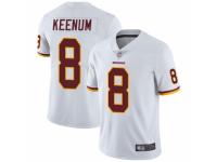 Youth Washington Redskins #8 Case Keenum White Vapor Untouchable Limited Player Football Jersey