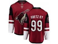 Youth Wayne Gretzky Breakaway Burgundy Red Home NHL Jersey Arizona Coyotes #99