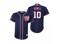 Youth Yan Gomes Washington Nationals Navy 2019 World Series Champions Cool Base Jersey