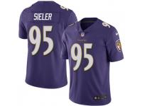 Zach Sieler Baltimore Ravens Youth Limited Team Color Vapor Untouchable Nike Jersey - Purple