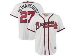 Christian Bethancourt Atlanta Braves Majestic 2015 Cool Base Player Jersey - White