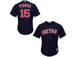 Dustin Pedroia Boston Red Sox Majestic 2015 Cool Base Player Jersey - Navy