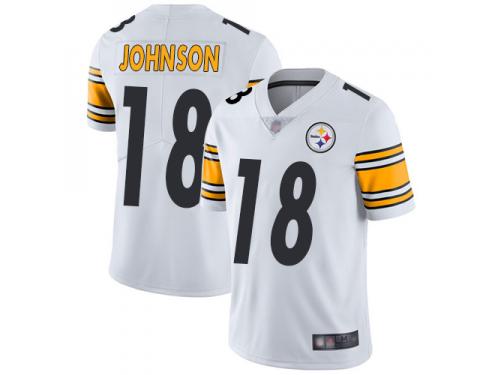 #18 Limited Diontae Johnson White Football Road Youth Jersey Pittsburgh Steelers Vapor Untouchable