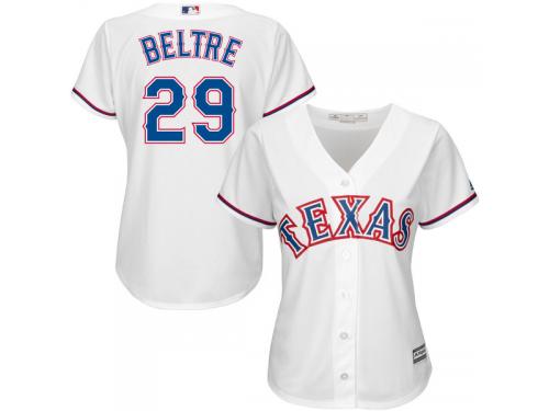 Adrian Beltre Texas Rangers Majestic Women's Player Cool Base V-Neck Jersey - White