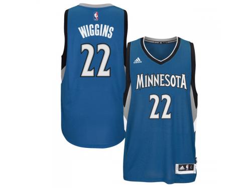 Andrew Wiggins Minnesota Timberwolves adidas Player Swingman Road Jersey - Blue