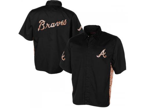 Atlanta Braves Digital Camo Baseball Jersey C Black