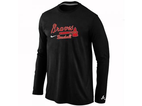 Atlanta Braves Long Sleeve T-Shirt Black