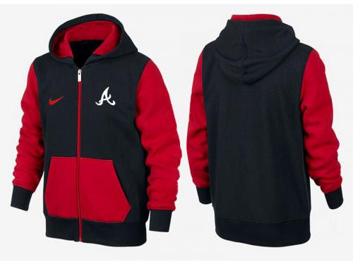 Atlanta Braves Nike Logo Zipper Campaign Hoodie - Red