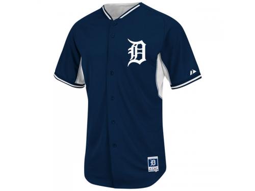 Detroit Tigers Majestic Authentic Collection On-Field Cool Base Batting Practice Jersey - Navy