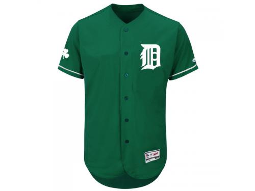 Detroit Tigers Majestic Celtic Flexbase Authentic Collection Jersey - Green