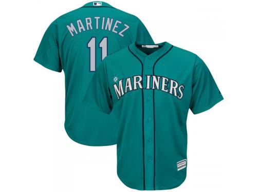 Edgar Martinez Seattle Mariners Majestic Official Cool Base Player Jersey - Teal