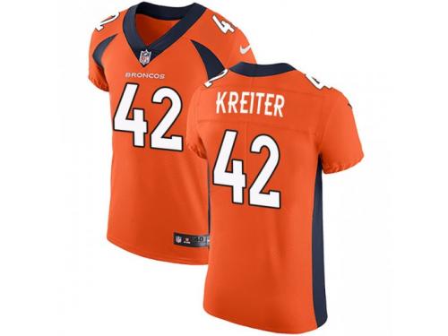 Elite Men's Casey Kreiter Denver Broncos Nike Team Color Vapor Untouchable Jersey - Orange