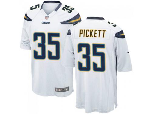 Game Men's Adarius Pickett Los Angeles Chargers Nike Jersey - White