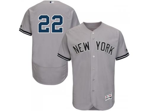 Jacoby Ellsbury New York Yankees Majestic Flexbase Authentic Collection Player Jersey - Gray