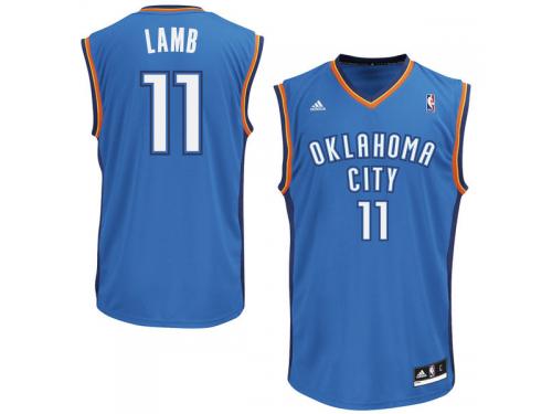 Jeremy Lamb Oklahoma City Thunder adidas Swingman Jersey - Light Blue