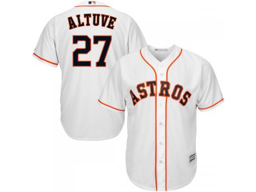 Jose Altuve Houston Astros Majestic Official Cool Base Player Jersey - White