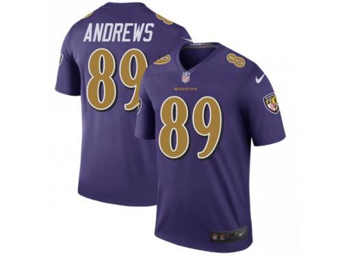 Legend Vapor Untouchable Men's Mark Andrews Baltimore Ravens Nike Color Rush Jersey - Purple