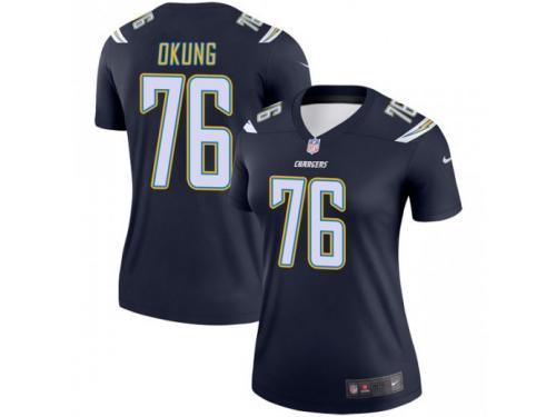 Legend Vapor Untouchable Women's Russell Okung Los Angeles Chargers Nike Jersey - Navy