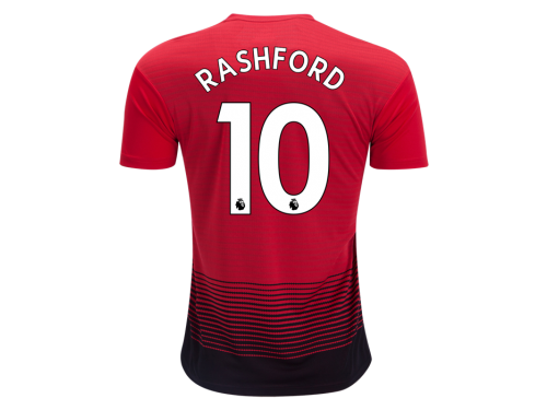 Men Marcus Rashford Manchester United 18/19 Home Jersey by adidas