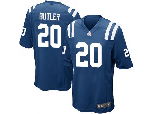 Men Nike NFL Indianapolis Colts #20 Darius Butler Home Royal Blue Game Jersey