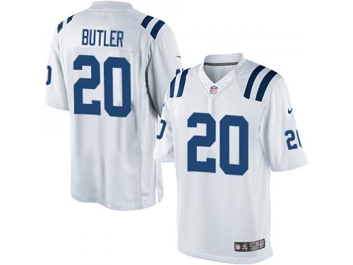 Men Nike NFL Indianapolis Colts #20 Darius Butler Road White Limited Jersey