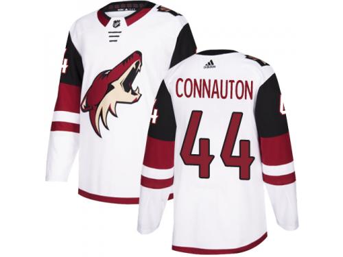 Men's Adidas Kevin Connauton Authentic White Away NHL Jersey Arizona Coyotes #44