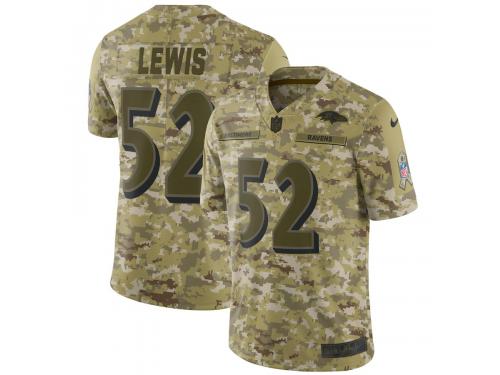 Men's Baltimore Ravens Ray Lewis Nike Camo Salute to Service Retired Player Limited Jersey