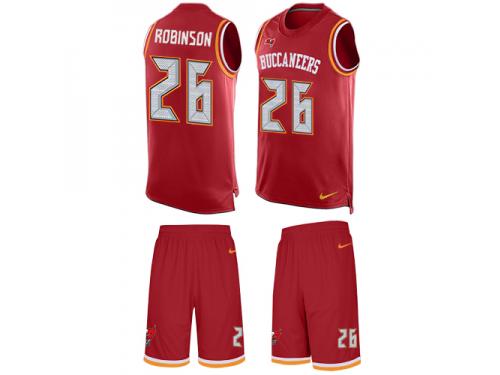 Men's Josh Robinson #26 Nike Red Jersey - NFL Tampa Bay Buccaneers Tank Top Suit