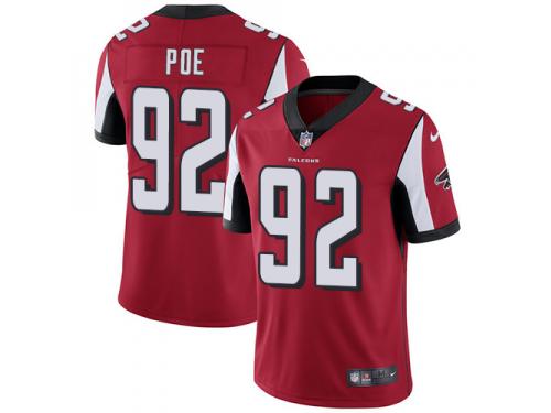 Men's Limited Dontari Poe #92 Nike Red Home Jersey - NFL Atlanta Falcons Vapor Untouchable