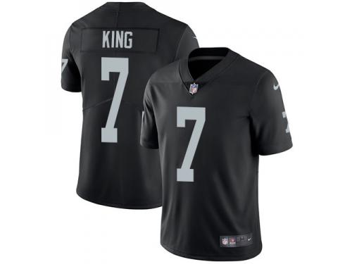 Men's Limited Marquette King #7 Nike Black Home Jersey - NFL Oakland Raiders Vapor Untouchable