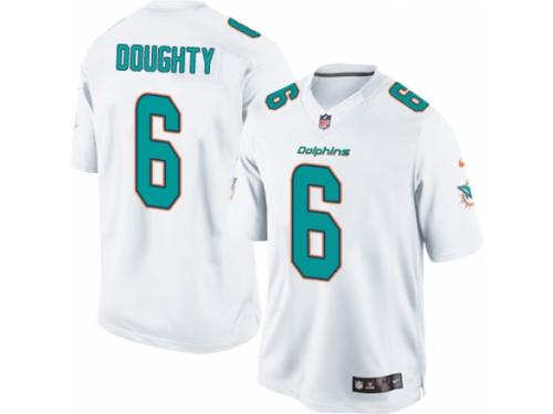 Men's Nike Miami Dolphins #6 Brandon Doughty Limited White NFL Jersey