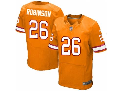 Men's Nike Tampa Bay Buccaneers #26 Josh Robinson Elite Orange Glaze Alternate NFL Jersey