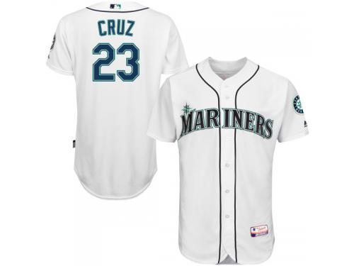 Nelson Cruz Seattle Mariners Majestic Player Authentic Jersey - White