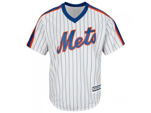 New York Mets Majestic Official Cool Base Team Jersey - White