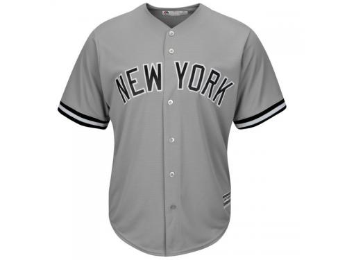 New York Yankees Majestic Official Cool Base Jersey - Gray