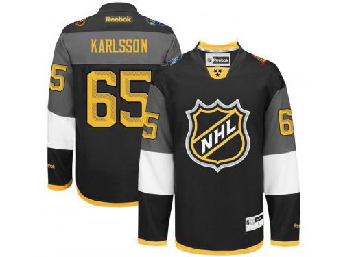 NHL Reebok Ottawa Senators #65 Erik Karlsson Men 2016 All-Star Black Jerseys