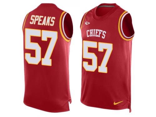 Nike Breeland Speaks Red Men's Jersey - NFL Kansas City Chiefs #57 Player Name & Number Tank Top