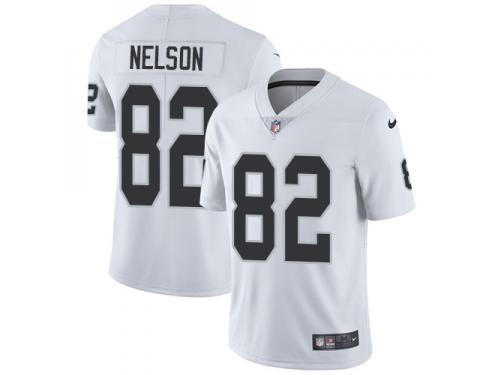 Nike Oakland Raiders #82 Jordy Nelson White Men's Stitched NFL Vapor Untouchable Limited Jersey