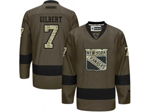 Rangers #7 Rod Gilbert Green Salute to Service Stitched NHL Jersey