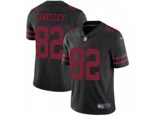 Ross Dwelley Youth San Francisco 49ers Nike Alternate Vapor Untouchable Jersey - Limited Black
