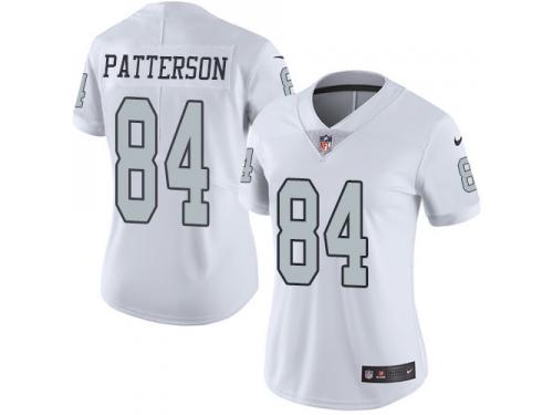 Women's Limited Cordarrelle Patterson #84 Nike White Jersey - NFL Oakland Raiders Rush
