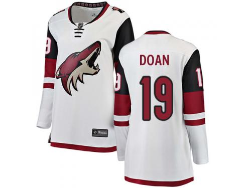 Women's Shane Doan Breakaway White Away NHL Jersey Arizona Coyotes #19