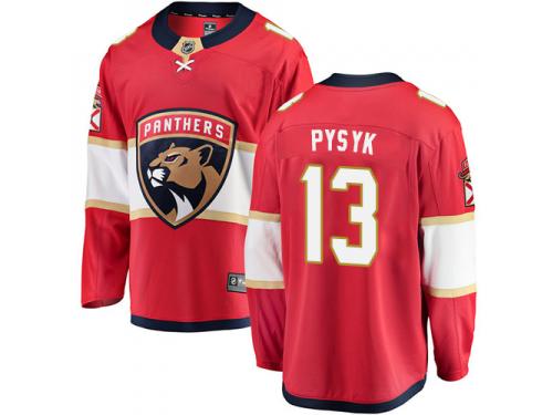 Youth Florida Panthers #13 Mark Pysyk Red Home Breakaway NHL Jersey