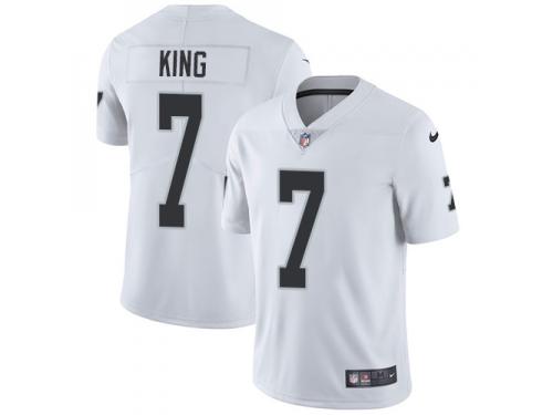 Youth Limited Marquette King #7 Nike White Road Jersey - NFL Oakland Raiders Vapor Untouchable