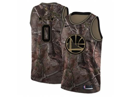 Youth Nike Golden State Warriors #0 Patrick McCaw Swingman Camo Realtree Collection NBA Jersey