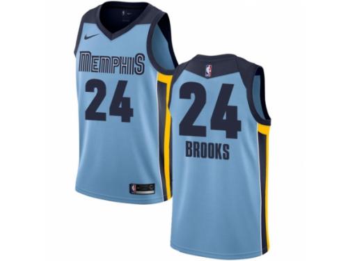 Youth Nike Memphis Grizzlies #24 Dillon Brooks  Light Blue NBA Jersey Statement Edition