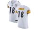 #18 Elite Diontae Johnson White Football Road Men's Jersey Pittsburgh Steelers Vapor Untouchable