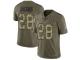 #28 Limited Josh Jacobs Olive Camo Football Men's Jersey Oakland Raiders 2017 Salute to Service