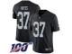 #37 Limited Lester Hayes Black Football Home Men's Jersey Oakland Raiders Vapor Untouchable 100th Season